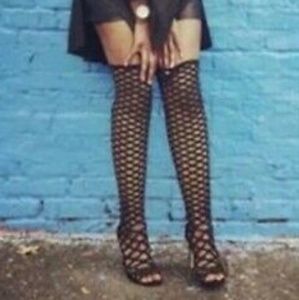 VC Keliana over-the-knee caged sandals